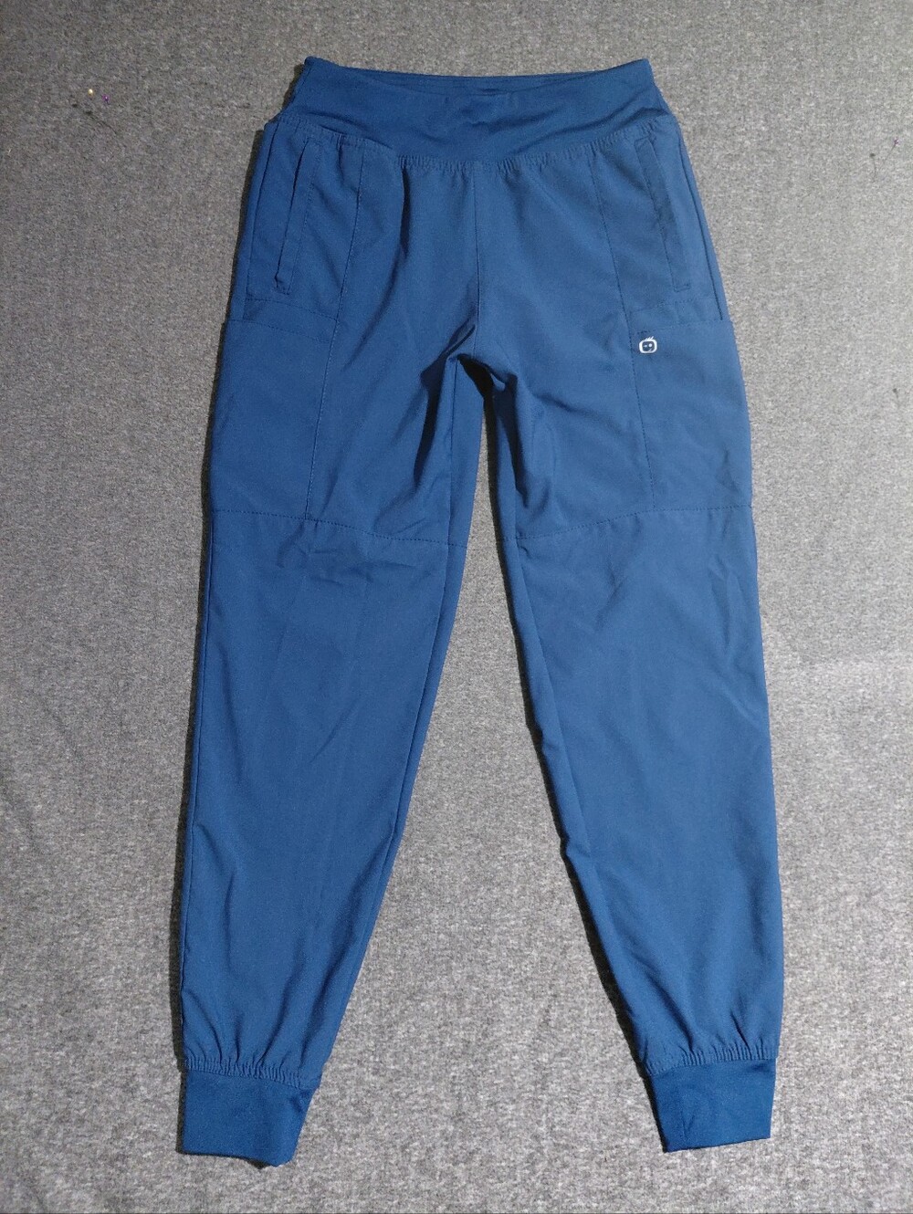 Women's Royal Blue Jogger Style Scrub Pants Sz S